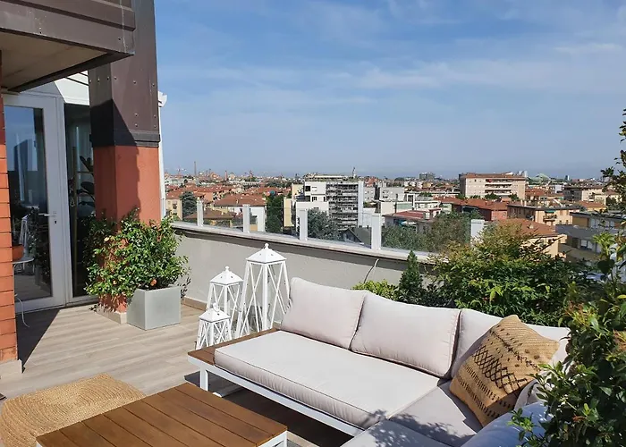 Penthouse F8 - Panoramic Terrace, View Two Towers شقة *